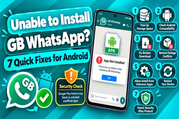 Unable to Install GB WhatsApp